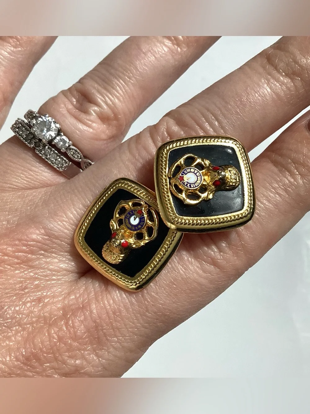 Benevolent & Protective Order of Elks Vtg Cuff Links